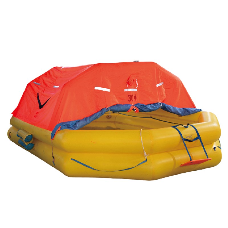 Jenis Lemparan Tpu Composite Adhesive Inflatable Life Raft